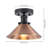 8.3 in. Modern Cone Shade Semi-Flush Mount