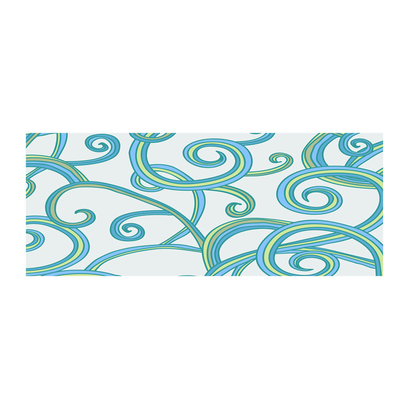 Abstract Spirals - Wrapped Canvas Print