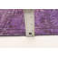 Tapis décoratif mauve en laine noué à la main de conception unique 5 pi 2 po x 8 pi 4 po Dequaveon