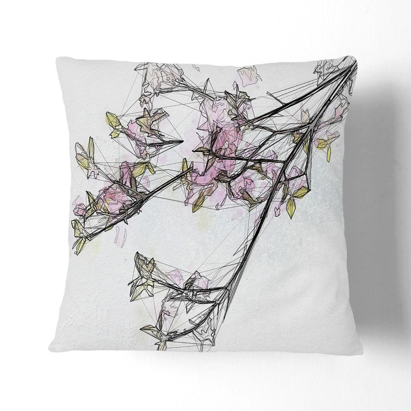 Square Throw Cushion, 40cm H x 40cm W x 15cm D