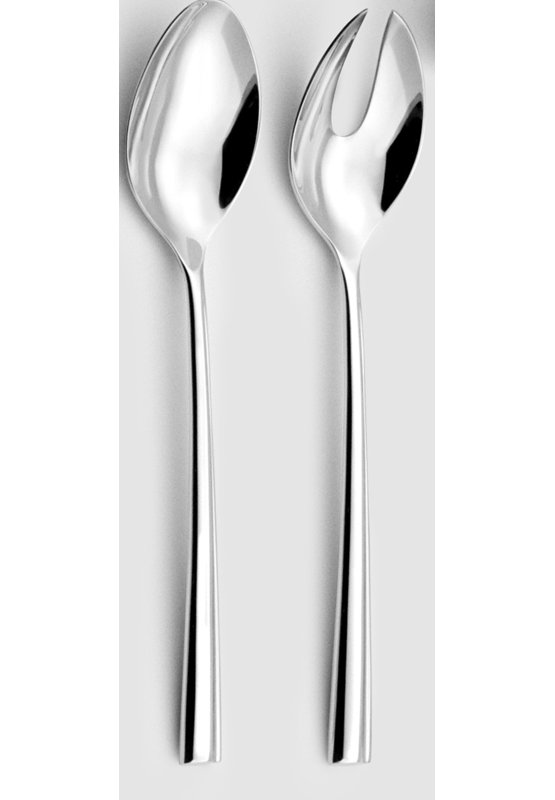 Nervure Stainless Steel Salad Servers