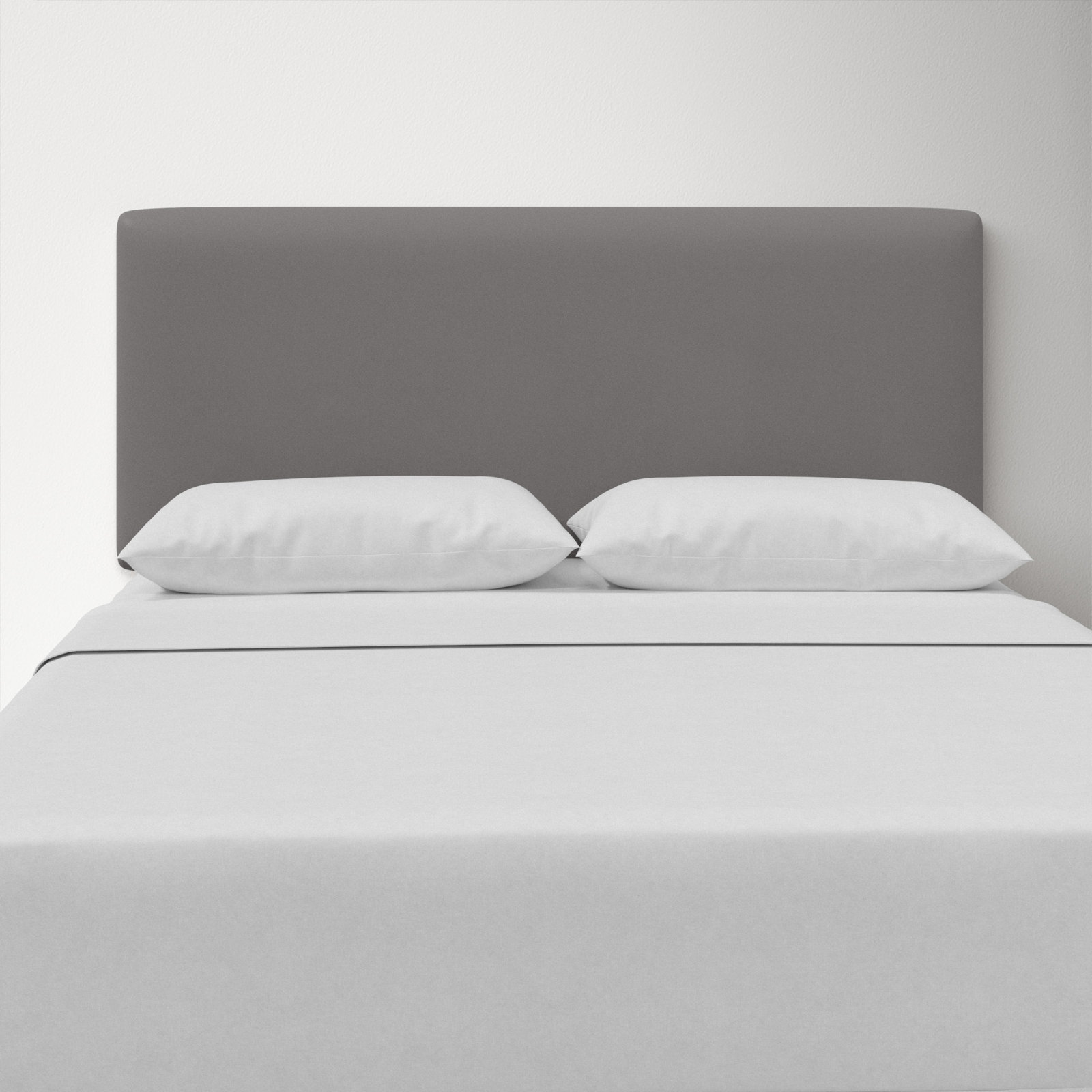 Eisley Upholstered Headboard, Twin, Classic Otter Performance Velvet