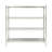 4 Tier Stainless Steel Adjustable Shelving
