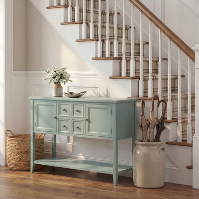Console en bois massif 45,7 po Sadie