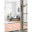 Tapis orange / gris / argent en laine tissé à plat à la main à motif géométrique Arvenita