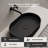 MonBlari 22" X 14" Oval Solid Surface Fluted Bathroom Vessel Sink Matte Black-120971947