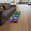 Tapis de cuisine multicolores à empreintes de pattes, ensemble de 2 tapis décoratifs pour animaux de compagnie pour la cuisine et le vestibule