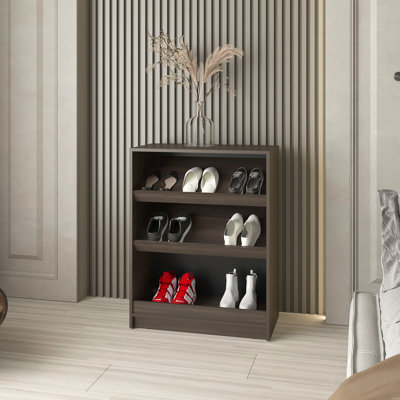 Range-chaussures Oatman avec rangement ouvert