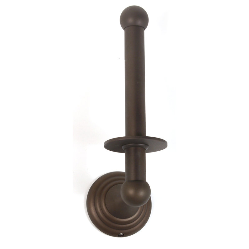 Embassy Wall Mounted Reserve Toilet Paper Holder, Chocolate Bronze