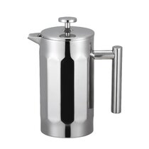 Best French Press Coffee Maker - Double Wall 304 Stainless Steel - Keeps  Brewed Coffee or Tea Hot-3 size with sealing clip/Spoon