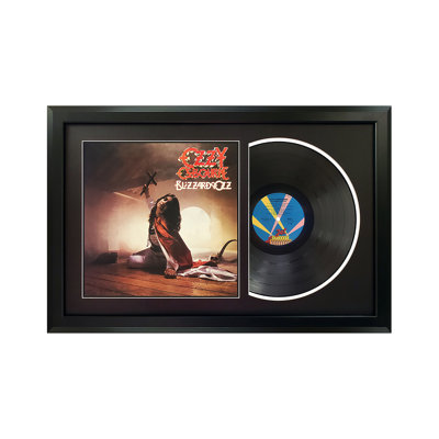 Ozzy Osbourne "Blizzard of Ozz" Framed Vinyl Record Wall Art, LP Album Cover Display, Music Memorabilia Decor, Unique Gift for Vinyl Lovers