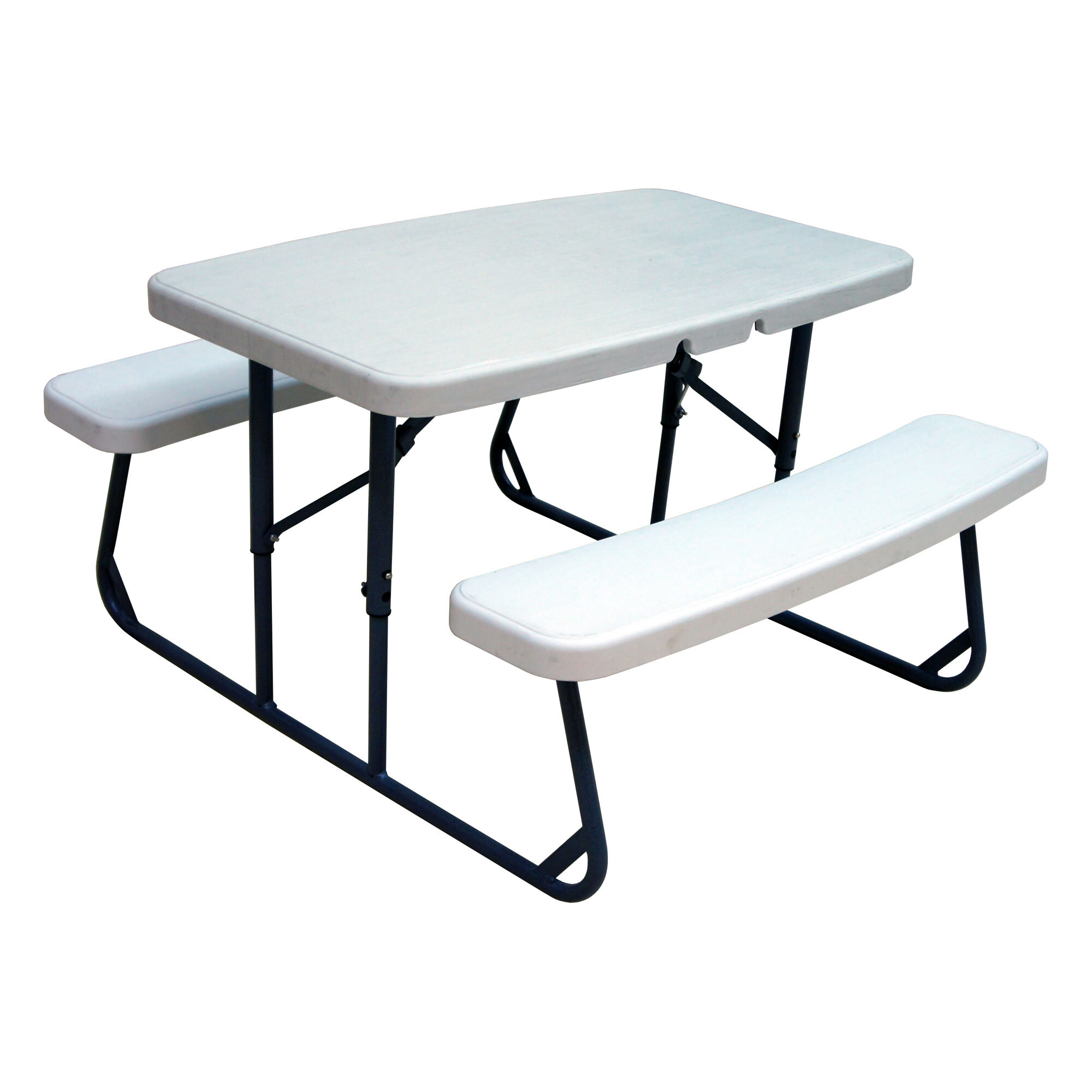 Plastic Development Group 32.5'' Rectangular Portable Folding Table ...