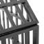 Cage pour chien de 55 po avec 4 roues verrouillables, matériau en acier au carbone, design et utilisation intérieure / extérieure