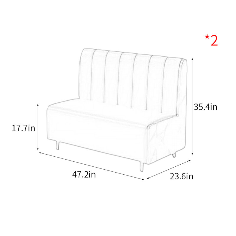 Faux Leather Upholstered Bench, Grey
