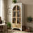  Benevento 70.9"H Rectangular 3-Tier Bookcase With Glass Doors And Drawers-1442734307
