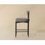 Tabouret de comptoir rembourré avec structure en métal - gris