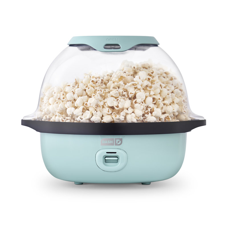 Dash 6qt Smartstore Stirring Popcorn Maker, Aqua