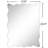 Rectangular Wavy Beveled Framless Wall Mirror Accent Decorative Mirror Horizontal And Vertical
