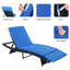 Chaise longue d'extérieur inclinable avec coussin Aleia-1631527278