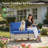 Emroy 8 - Person Wicker/Rattan Sectional Seating Group with Lighted Coffee Table and Swivel Chairs, All Weather Modular Outdoor Conversation Set with Cushions-111860726