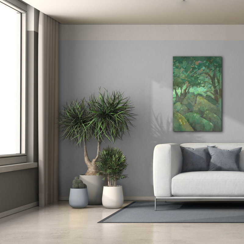Toile épique «Wistmans Wood 2» par Stephen Mitchell, art épique graffiti, 26 po x 40 po, H 40 po x l 26 po