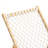 Set of 2 Handwoven Rope Weaving Chairs for Patio and Balcony Comfort