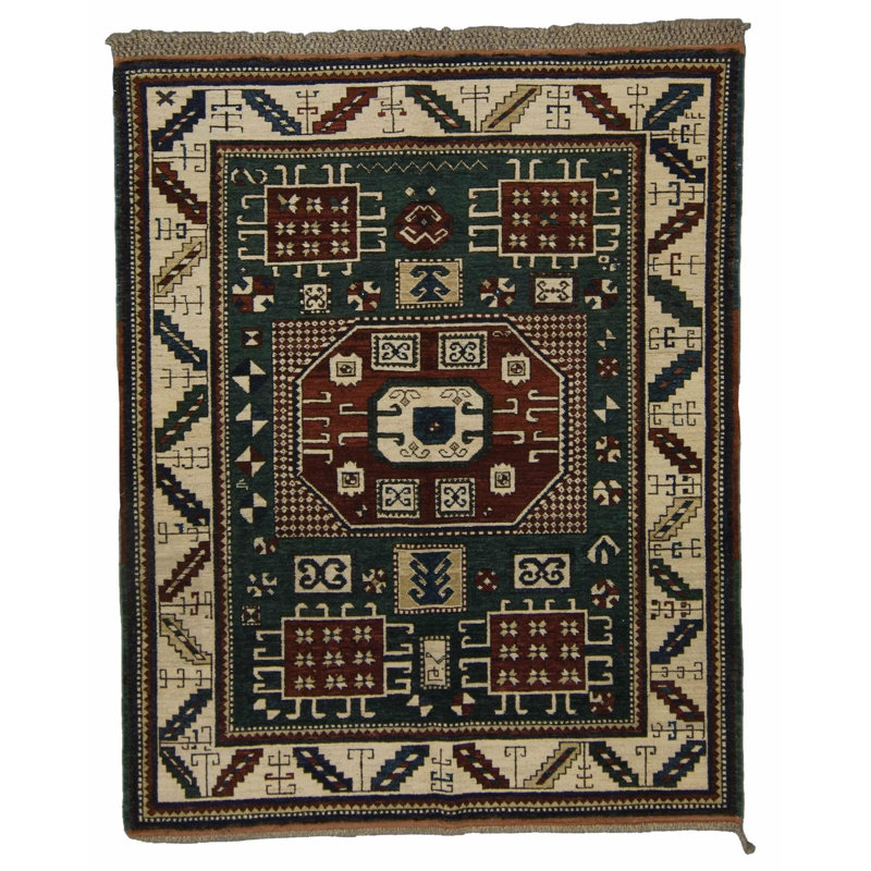 Karachopf One-of-a-Kind Area Rug, Rectangle 5' x 7'