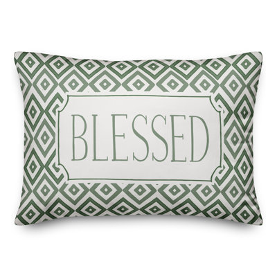  Housse et insert de coussin rectangulaire extérieur Blessed Diamonds