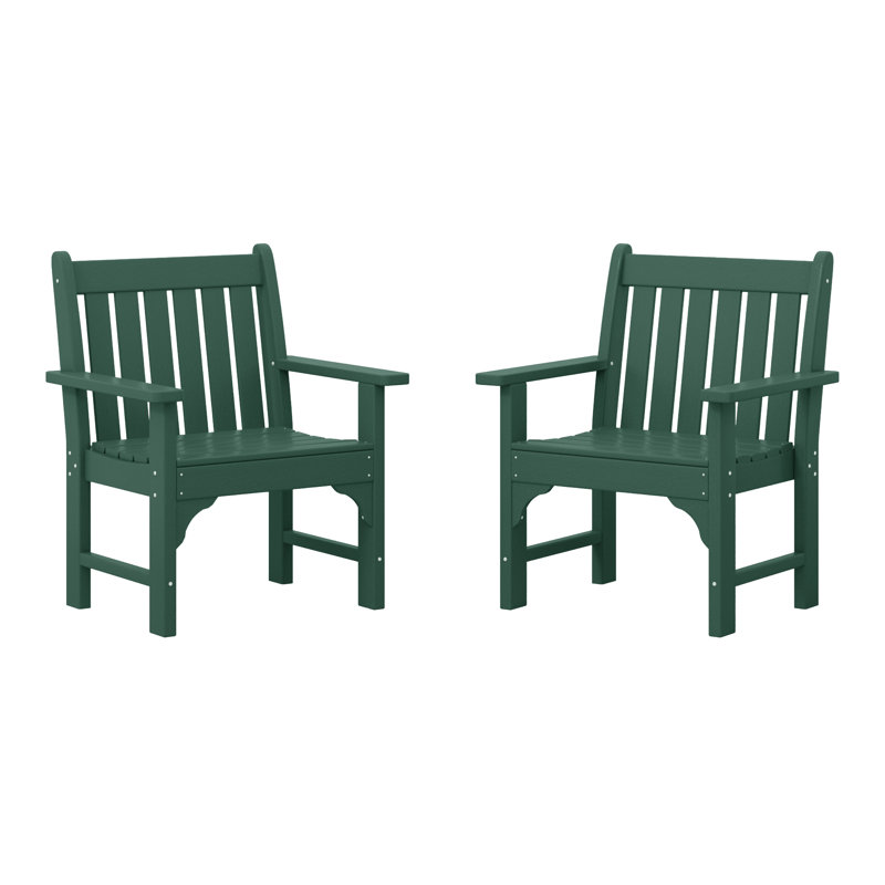 Poly Garden Arm Chair (Set Of 2), Green