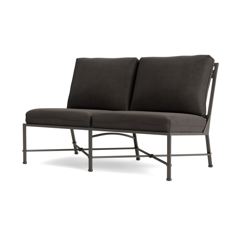 Venetian Outdoor 2 - Seat Loveseat, Fusion Charcoal, Mica