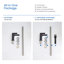 Robinet de salle de bain monotrou avec drain-63966546