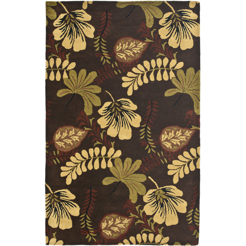Tapis brun / multicolore Jalayiah, Rectangle 5 pi x 8 pi