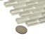 Glacier White Glass Mosaic Tile