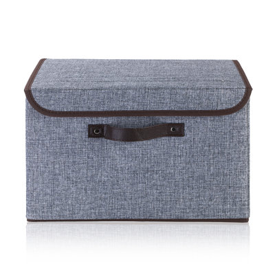 Bacs de rangement pliables avec couvercle