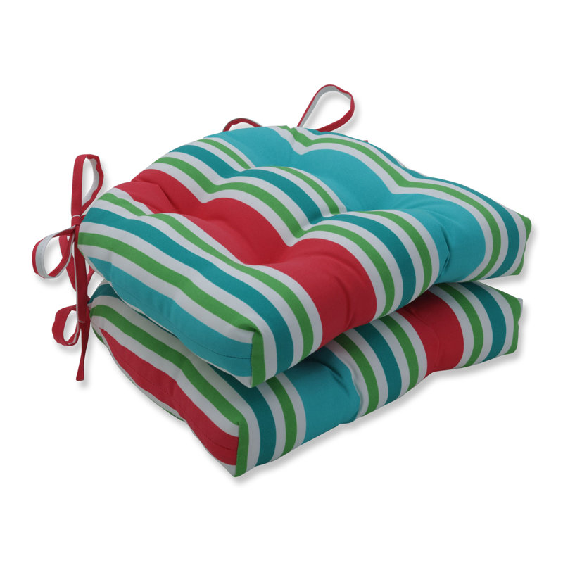 Coussin de chaise Dmitris, Rouge