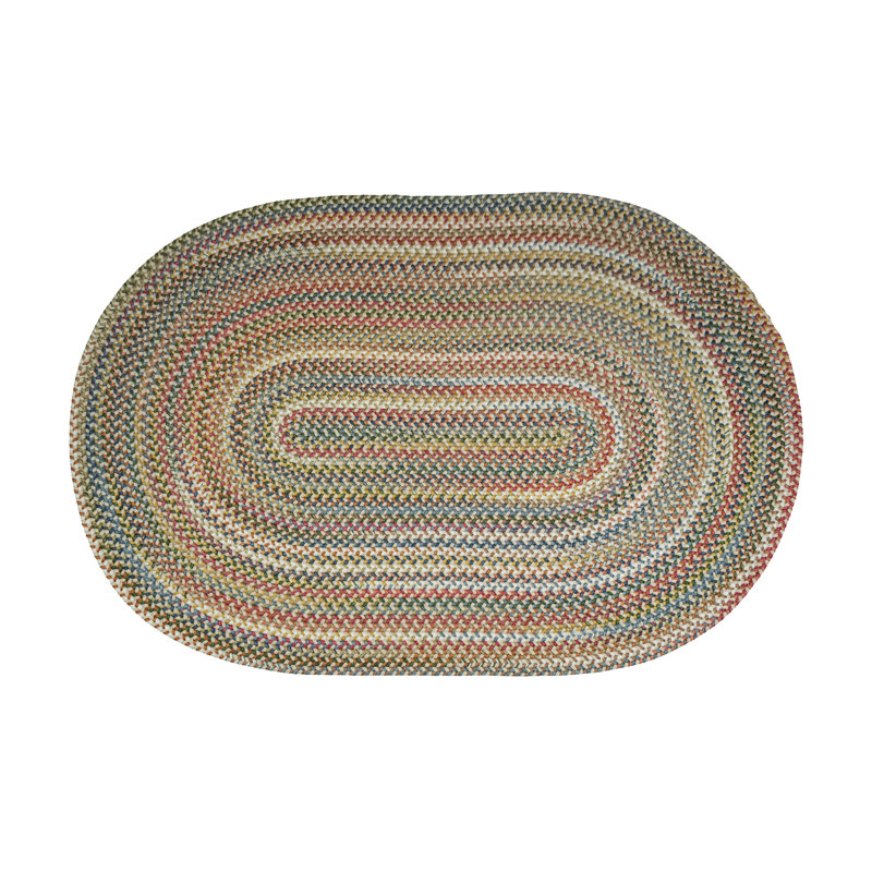 Orval Geometric Indoor Rug, Oval 3' x 5'