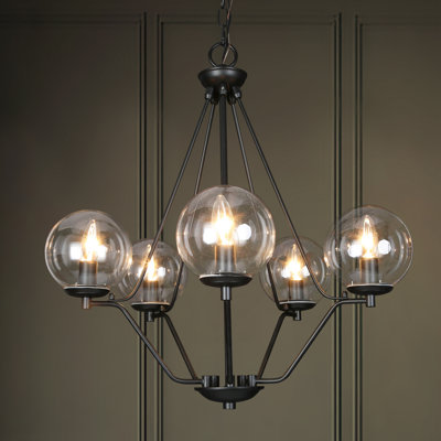 Lustre sphérique Spoutnik à 5 lumières Beesley