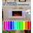 60" Glassless Wall Mounted Electric Fireplace, Multi Ambient Light Colors, Remote, 1500W Heater, White-1101628488