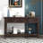 Omeara 50" Console Table,entryway table,Sofa Table with three top drawers-263412675