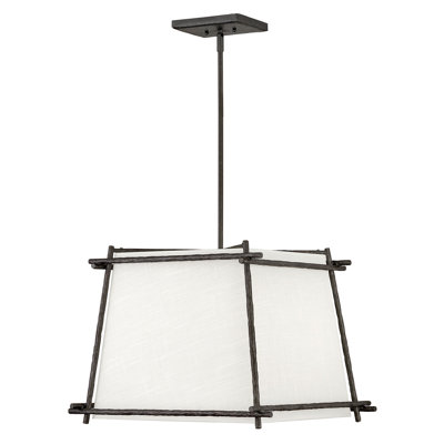 Tress 4 - Light Shaded Geometric Chandelier