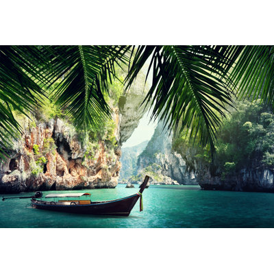 Phi Phi Leh Island,Thailand 1 Piece Wrapped Canvas Wall Art