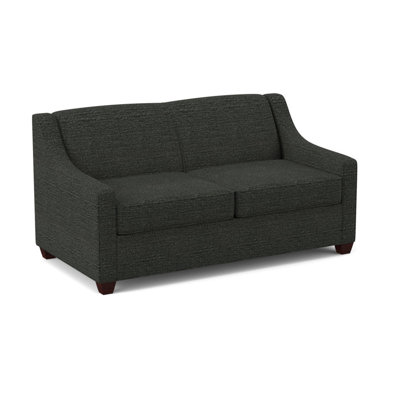 Phillips 68" Recessed Arm Sofa Bed with Reversible Cushions, Antic Pepper, Empire Mahogany, Hybrid