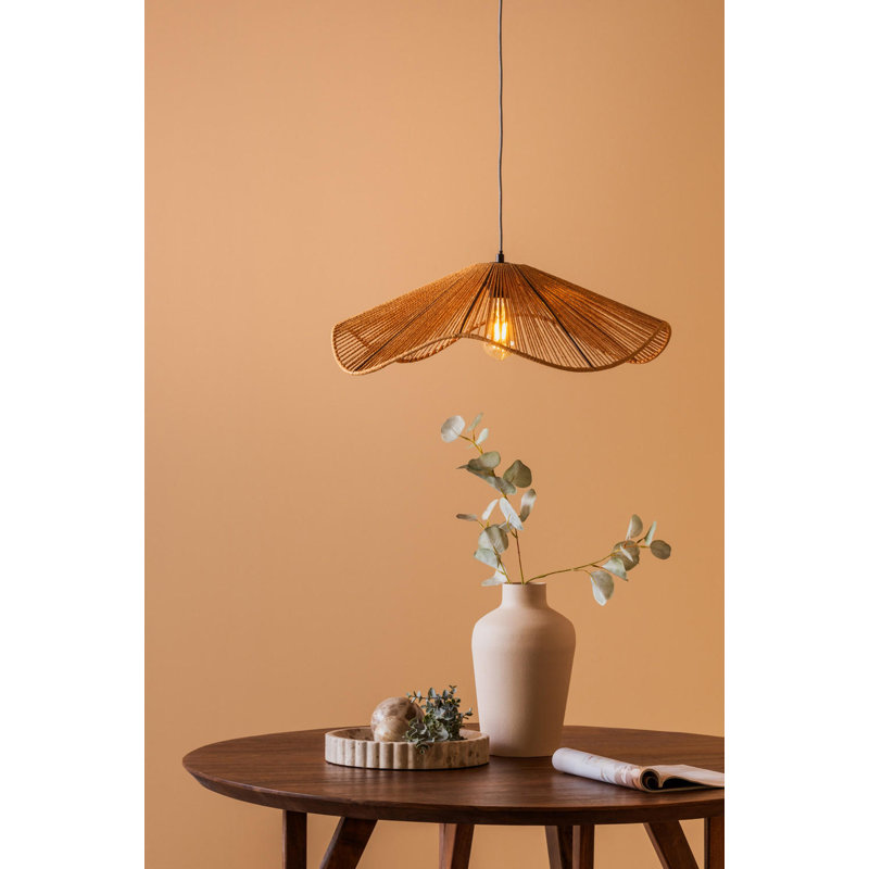 1 - Light Natural Chandelier Pendant