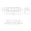 Meuble-lavabo, 26 po, noir mat, verre transparent-823071356