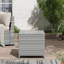  Table d'appoint carrée en rotin avec rangement Alexandia-145697475