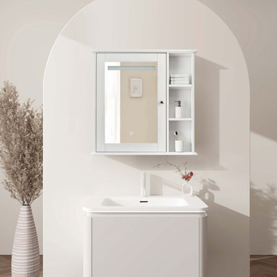 Armoire de salle de bain avec miroir