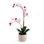 21 in. Realistic Artificial Orchid with Decorative Pot