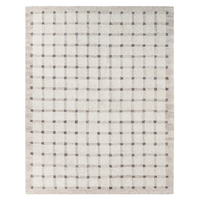 Jaipur Living Hildie Tufted Modern/Contemporary Ivory/Tan Area Rug (9'6inX13'6in)