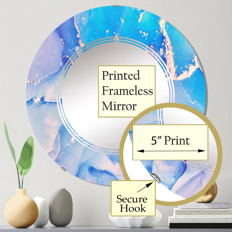 Miroir de salle de bain sans cadre, 24 po x 24 po