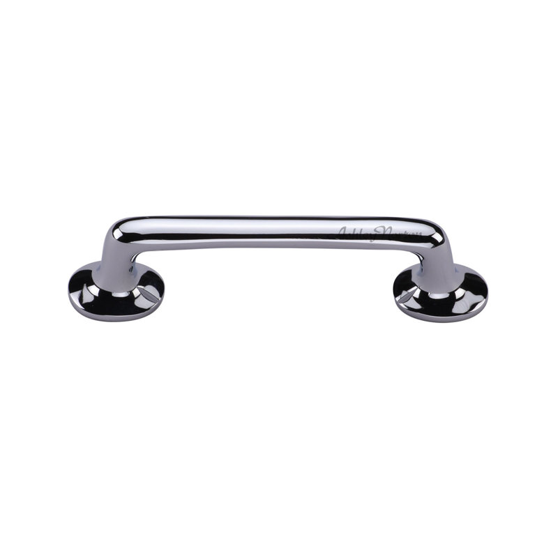 Classic Cabinet 6" Center to Center Bar Pull, Polished Chrome, 6"